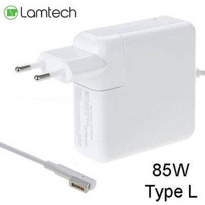 Incarcator Rețea Magsafe 1 Lamtech Compatibil iPad Și Macbook Type L 85W 185V 46A Alb