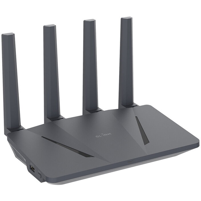 Router wireless GL.iNet GL-AX1800 WiFi 6 Black