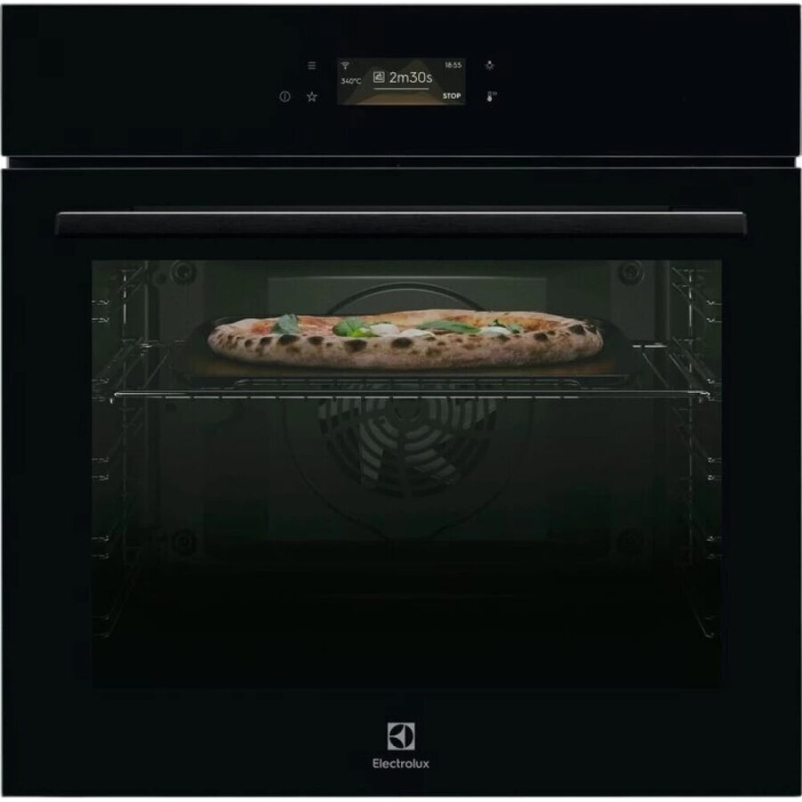 Cuptor Incorporabil Electric Electrolux Pizza Expert LOX8P87WZ 72L Autocurățare Pirolitică Wi-Fi Clasa A++ Negru