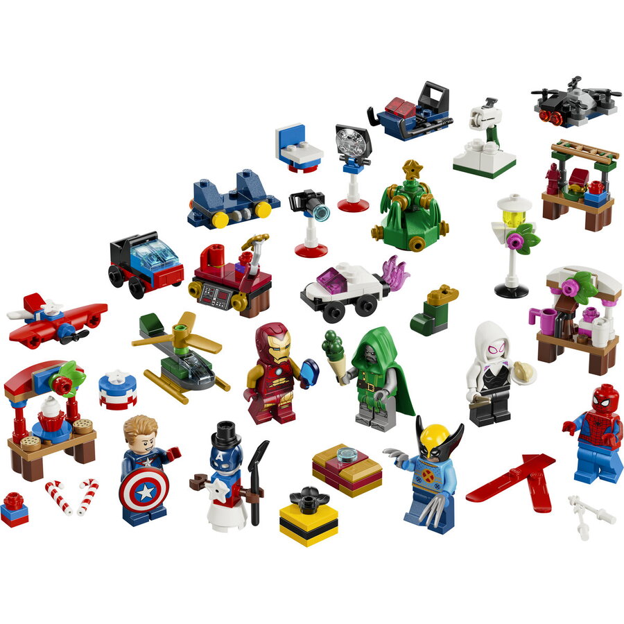 LEGO Marvel Calendar de advent 2026 Numar piese 317 Varsta 6 + ani