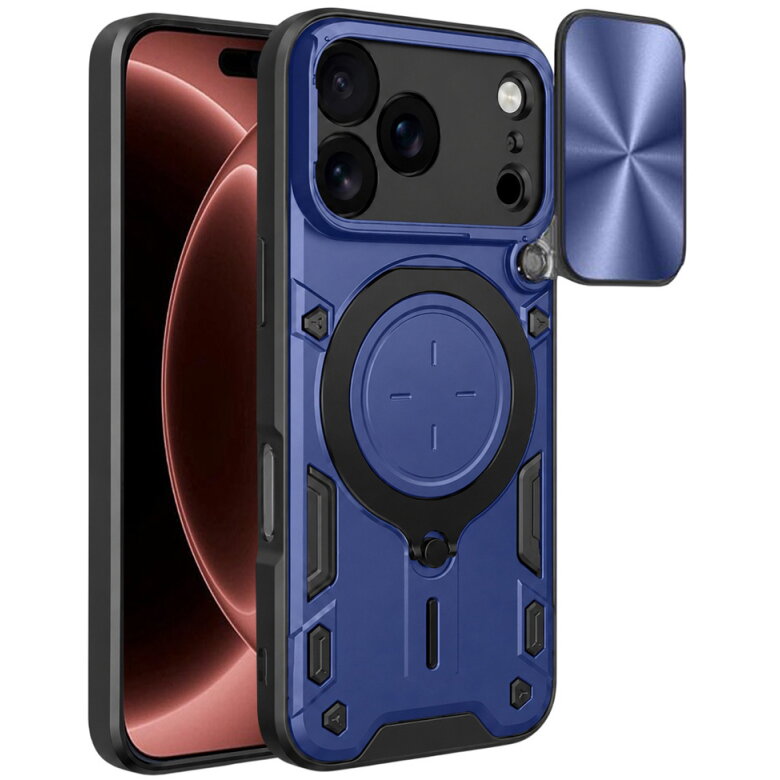 Husa Techsuit pentru Apple iPhone 18 Pro Max / 17 Pro Max Albastră