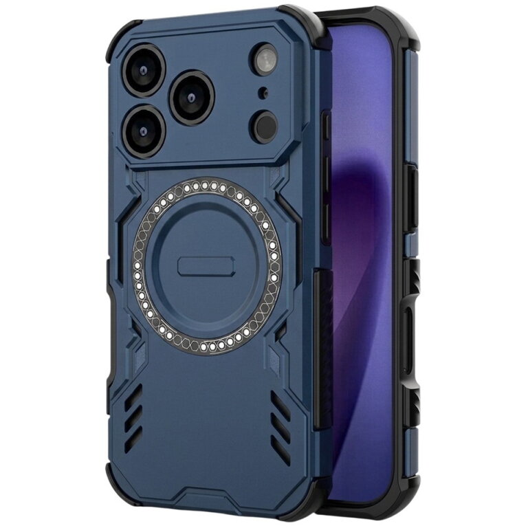 Husa Techsuit pentru Apple iPhone 18 Pro Max / 17 Pro Max Albastră