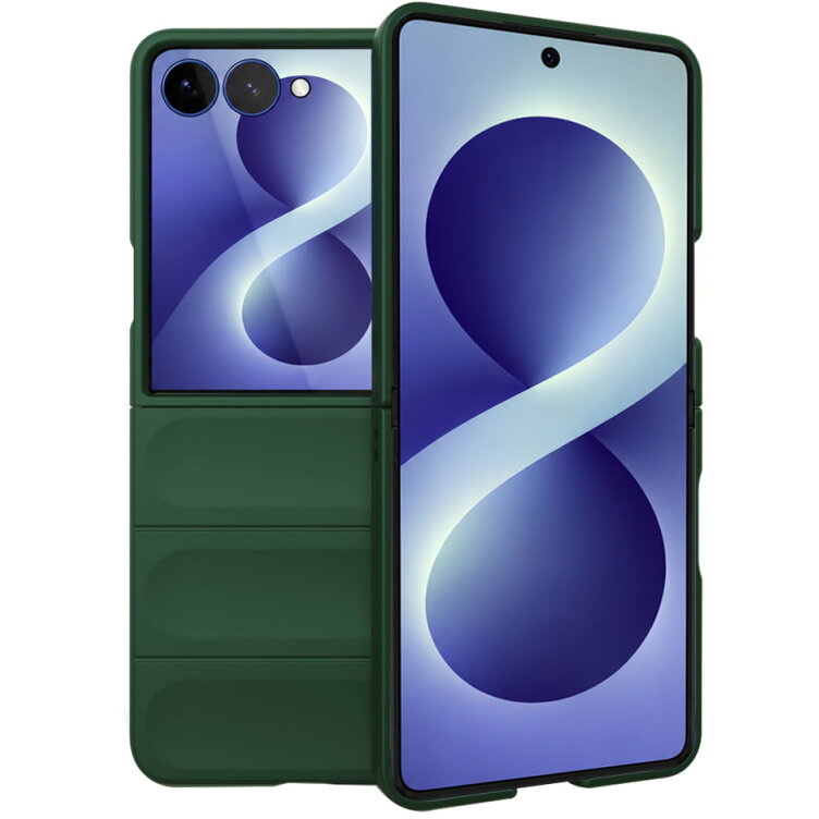 Husa Techsuit pentru Samsung Galaxy Z Flip8 F776 Verde