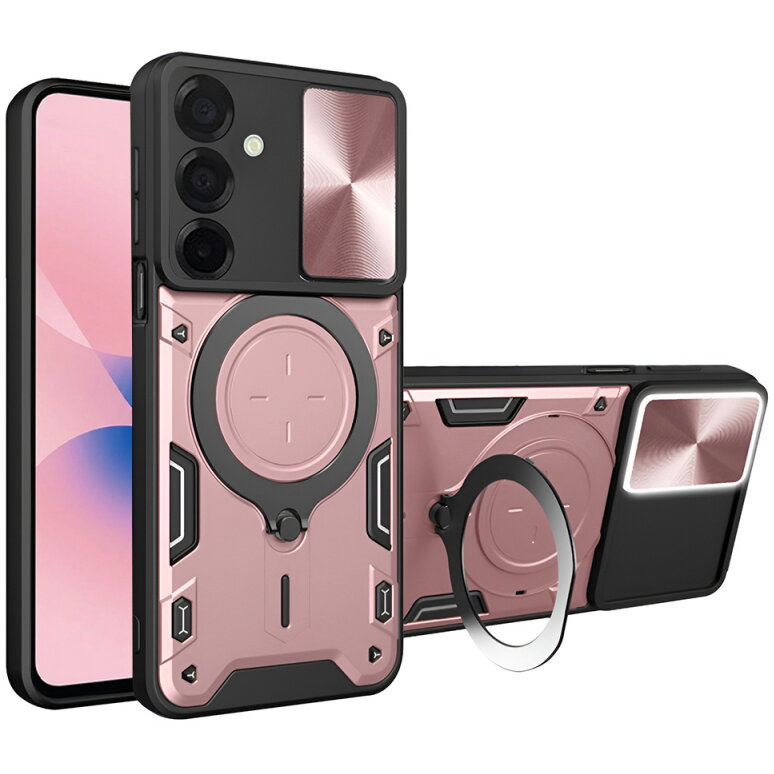Husa Techsuit pentru Samsung Galaxy A27 5G Roz Aurie