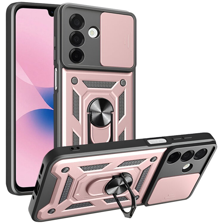 Husa Techsuit pentru Samsung Galaxy A27 5G Roz Aurie
