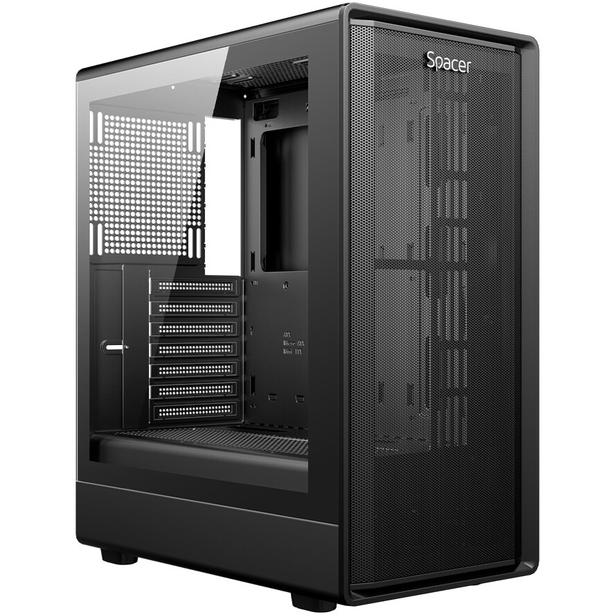 Carcasa Spacer DRAGON ATX MidTower Negru