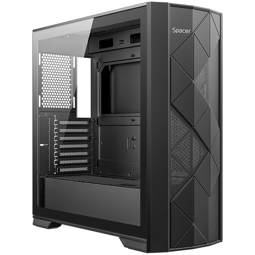 Carcasa Spacer INFINITY ATX MidTower Negru
