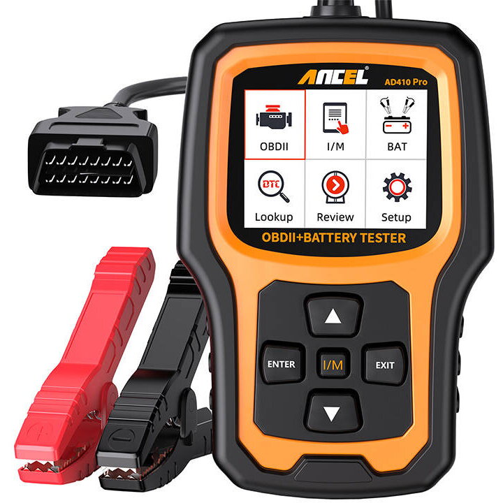 Dispozitiv Diagnoza Auto ANCEL AD410 PRO 2in1 Negru/Portocaliu — imaginea 2