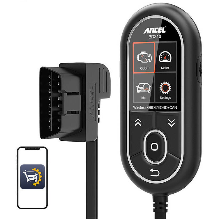 Dispozitiv Diagnoza Auto OBD2 Ancel BD310 Bluetooth Negru
