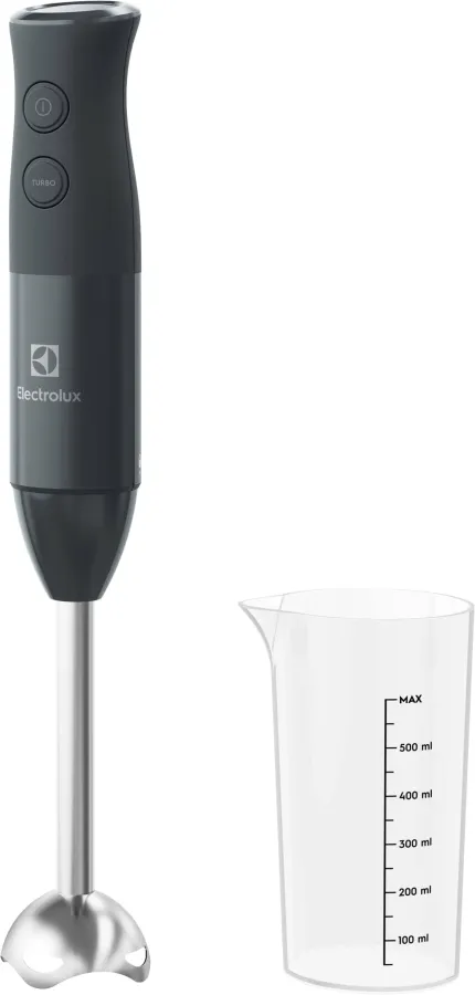 Mixer Vertical Electrolux Create 3 E3HB1-4GG cu 2 Trepte Viteza Tehnologie TruFlow® Funcție Turbo Pahar Gradat 600ML BPA-free 400W Negru