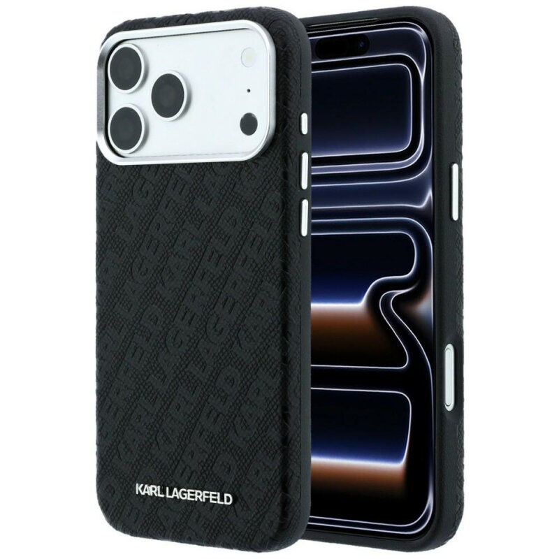 Husa Karl Lagerfeld pentru Apple iPhone 18 Pro Max / 17 Pro Max Neagră