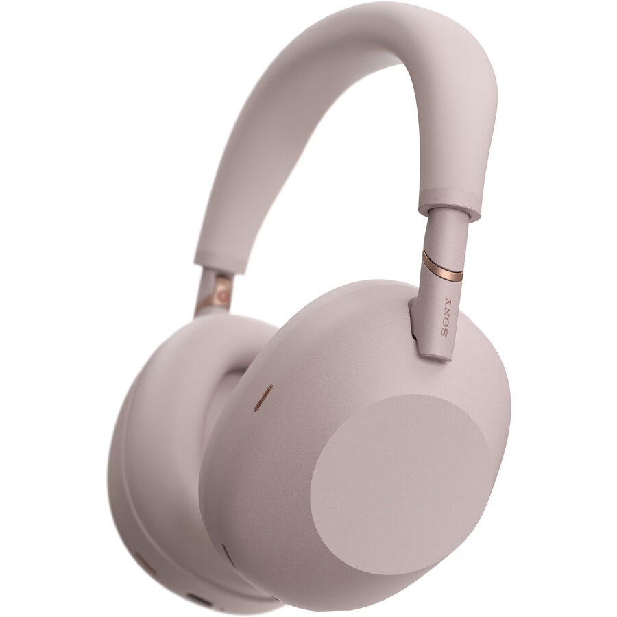 Căști Sony WH-1000XM6P Wireless Bluetooth Hi-Res Audio Noise cancelling Autonomie baterie 30 ore Microfon Alexa și Google Assistant Design pliabil Roz