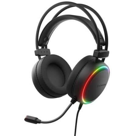 Căști Genesis Neon 614 RGB USB Negru
