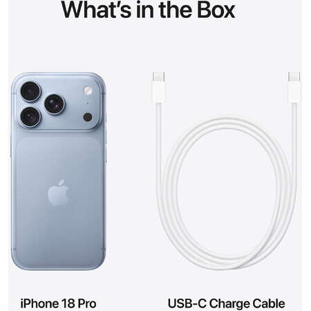 Telefon mobil Apple iPhone 18 Pro 512GB Dual Sim 5G Glacier