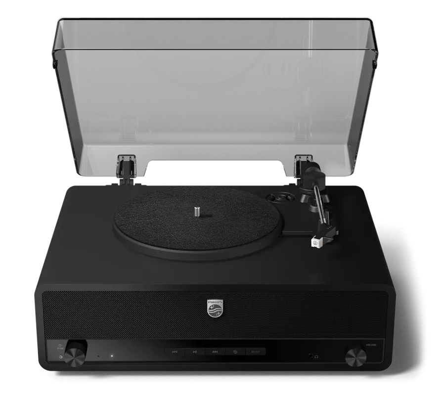 Pick-up Stereo Philips TAV3000B/10 Bluetooth 5.4 Auracast Retro Style Negru