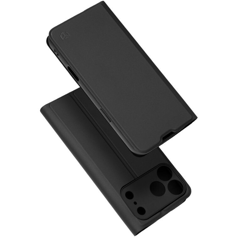 Husa Techsuit Apple iPhone 18 Pro / 17 Pro Magskin Book Negru