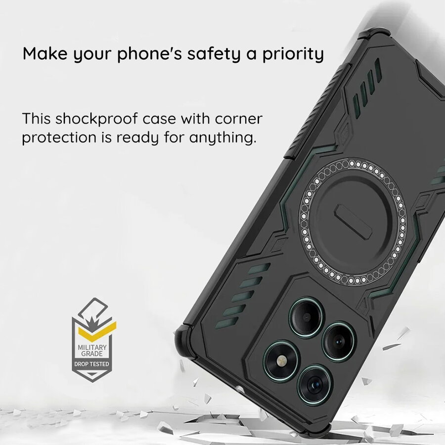Husa Techsuit Apple iPhone 18 Pro / 17 Pro ArmorMag Negru — imaginea 5