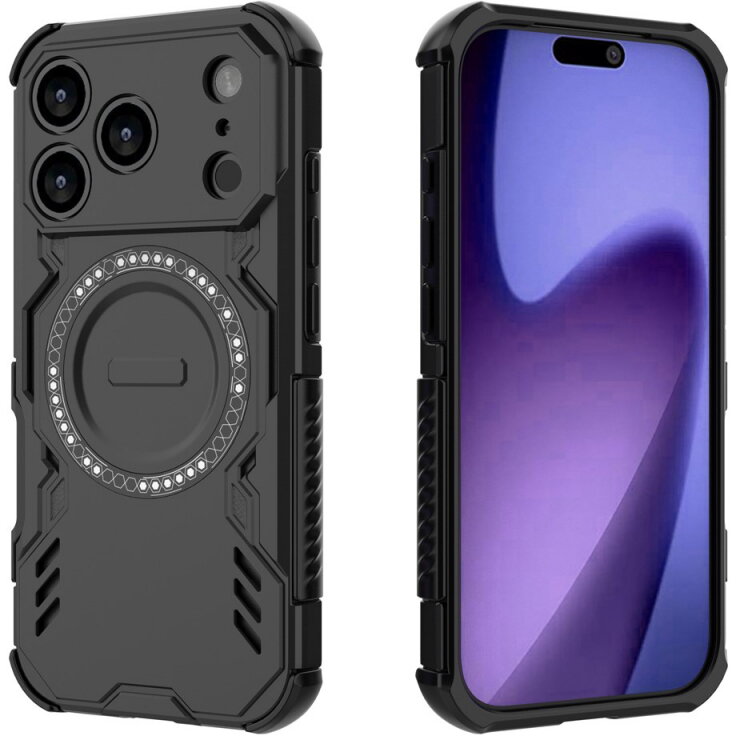 Husa Techsuit Apple iPhone 18 Pro / 17 Pro ArmorMag Negru — imaginea 6