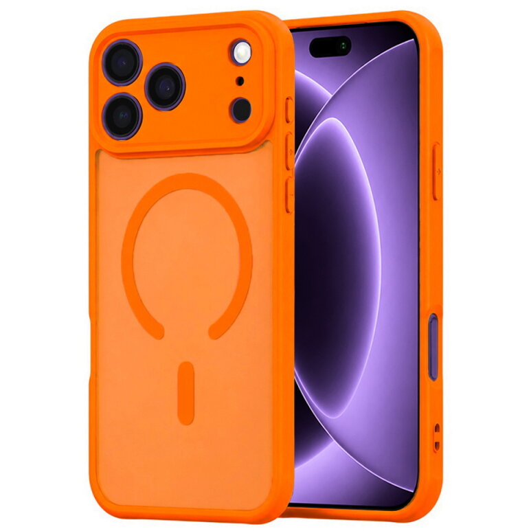 Husa Techsuit Apple iPhone 18 Pro / 17 Pro HaloFrost II Portocaliu