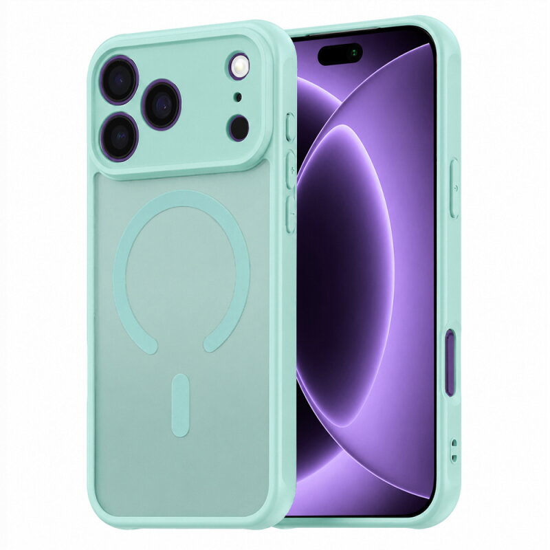 Husa Techsuit Apple iPhone 18 Pro / 17 Pro HaloFrost II Verde