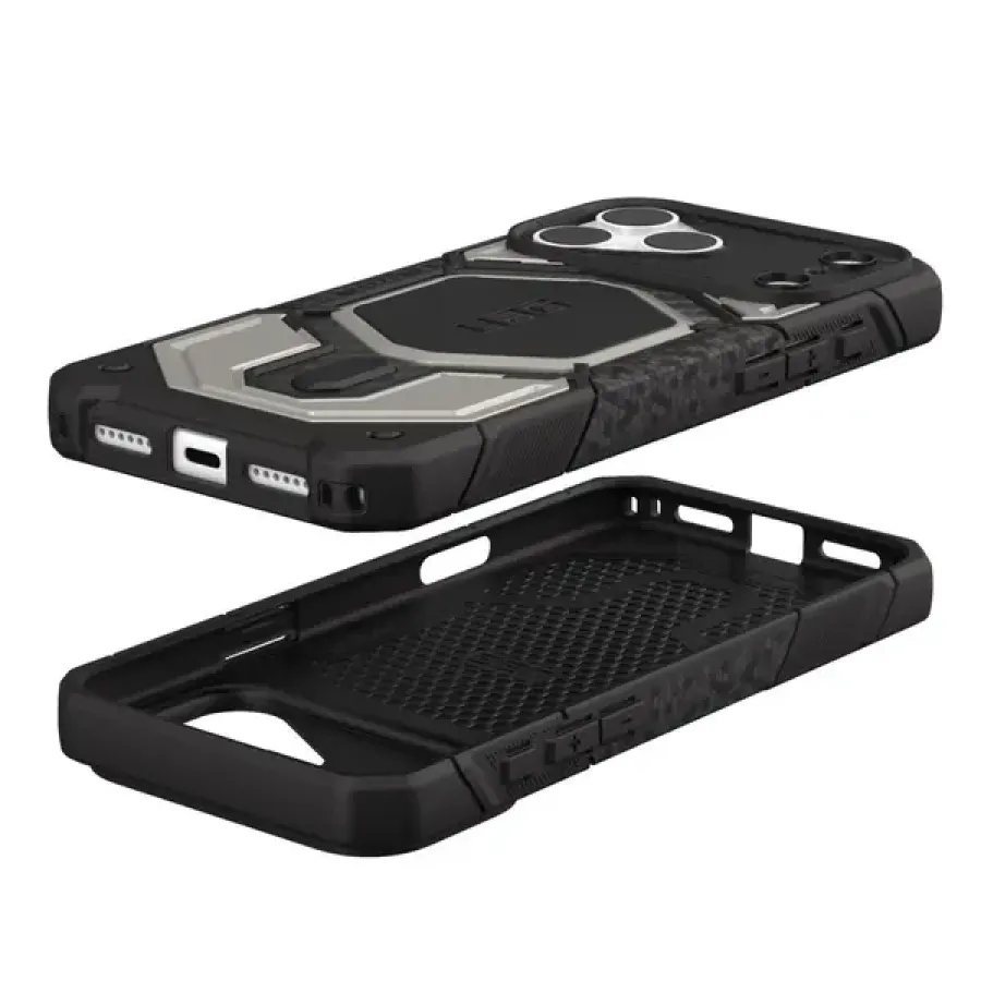 Husa UAG Monarch Pro Magsafe Apple iPhone 18 Pro Max / 17 Pro Max Titanium Gri