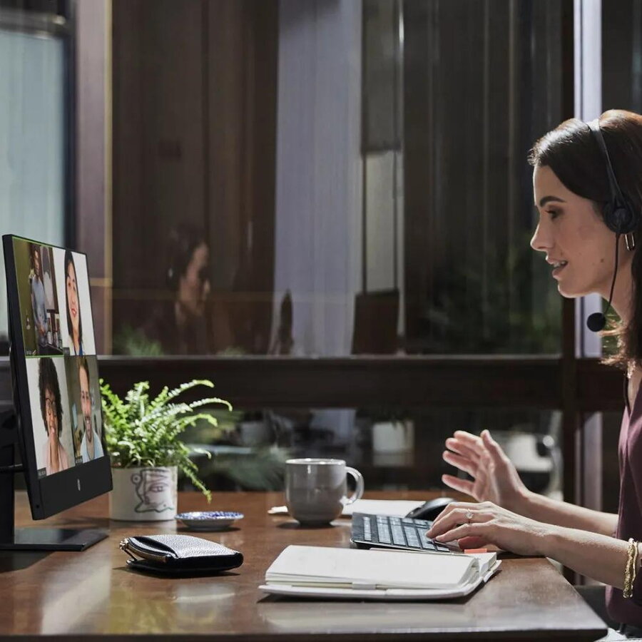 Sistem All-in-One Hewlett Packard ProOne 440G9 Intel Core I5-12500T 23.8"FHD IPS 16GB DDR4 512GB SSD Intel UHD Graphics 770 Windows 11Pro Black Silver — imaginea 2