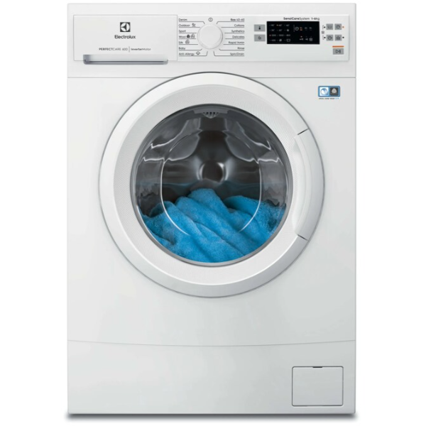 Mașina de Spălat Rufe Frontală Electrolux PerfectCare 600 EW6SM526WE Slim 6KG 1200RPM Motor Inverter QuickWash Clasa B Alb