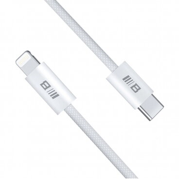 Cablu Date și Încărcare Blueo USB-C - Lightning 20W 1.2m Alb