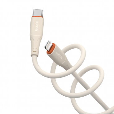 Cablu Date și Încărcare Blueo USB-C - Lightning Ape Legend 20W 1.5m Portocaliu