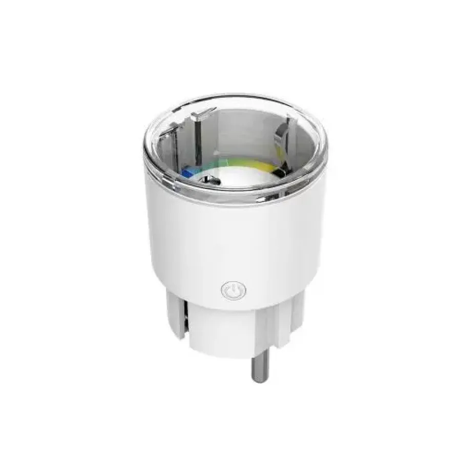 Priza Inteligentă T30 WiFi 10A Funcționează cu Ezviz App Google și Alexa Program și Timer Alb
