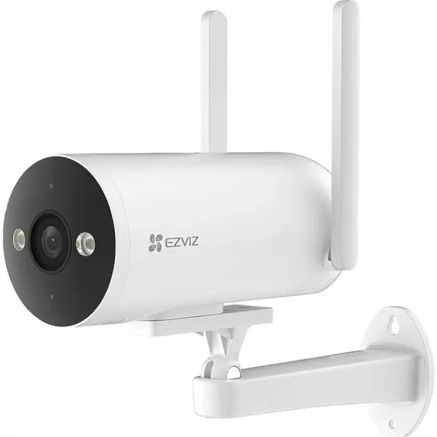 Camera Supraveghere Exterior Ezviz H5 4G cu SIM 2K Alarma Microfon Difuzor 4G 4MP IR 30m Alb