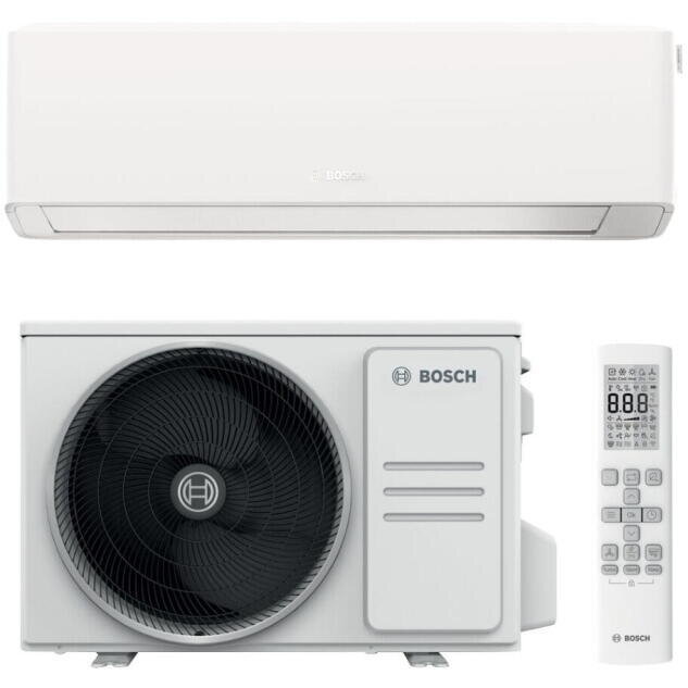 Aparat Aer Condiționat Bosch Climate 7000i CL7000i - Set 26 E 9000BTU Funcție Save Plus Funcție Power Control Wind Avoid Me 3D Airflow i-Clean Follow Me Wi-Fi Clasa A+++/A++ Alb