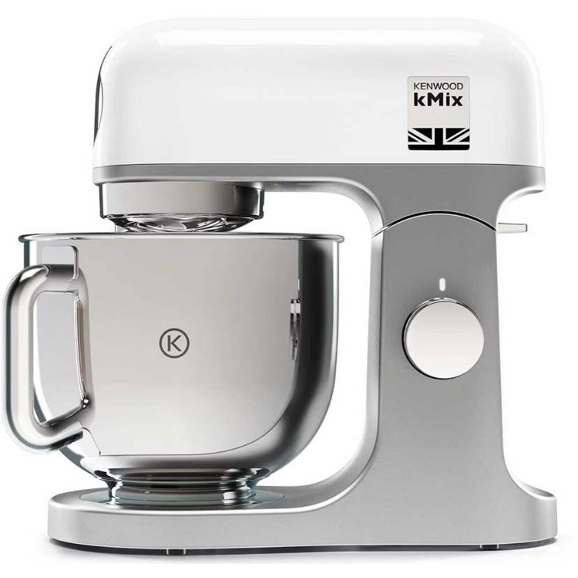 Robot de Bucătărie Kenwood kMIX KMX750.WH Capacitate Vas 5L 6 Trepte de Viteza 1000W Alb/Argintiu