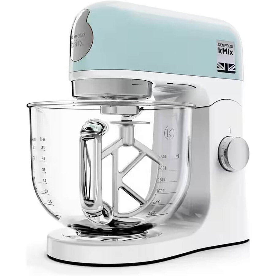 Robot de Bucătărie Kenwood kMix KMX754.PB Vas Sticlă 5L 1000W Albastru Pastel — imaginea 3