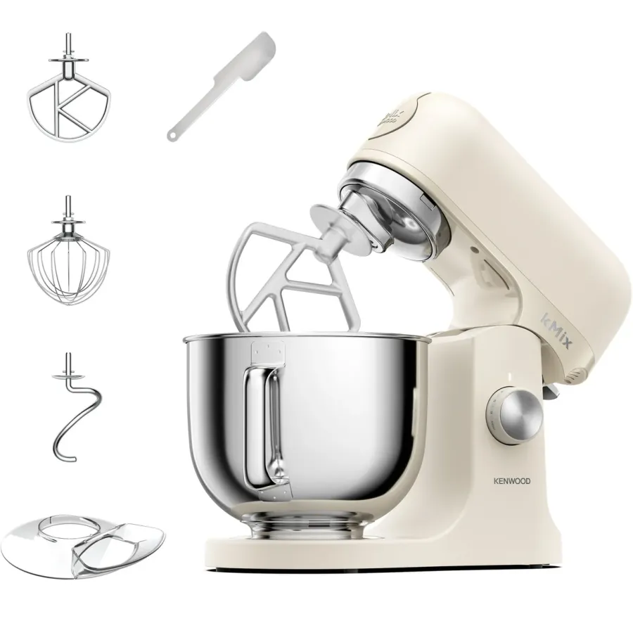 Robot de Bucătărie Kenwood kMiX KMX751ACR Vas 5L 6 Trepte Viteza 1000W Crem