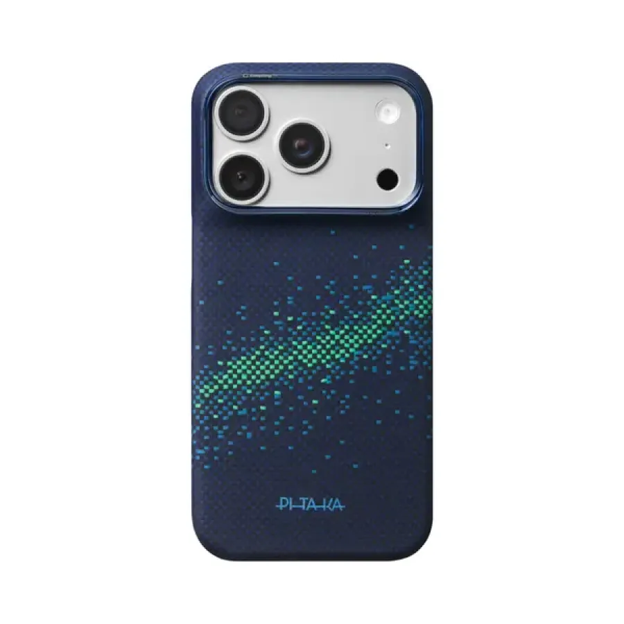 Husa Pitaka Ultra Slim Aramida Magsafe Apple iPhone 18 Pro Nearfield Blue Albastru