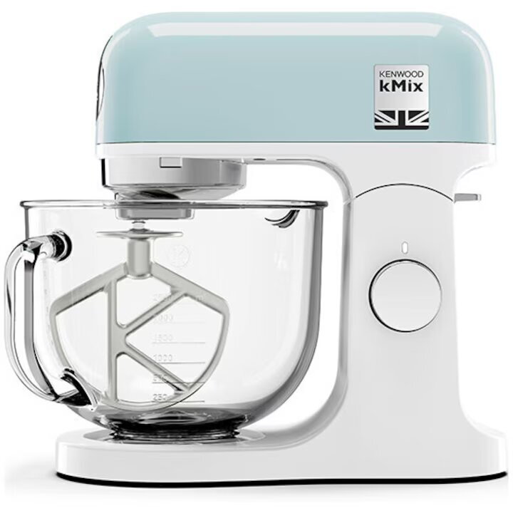 Robot de Bucătărie Kenwood KMX754APB kMix 0W20011488 1000W 6Trepte 5L VasSticlă Patiserie AlbAlbastru