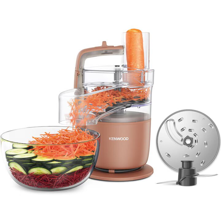 Robot de Bucătărie Kenwood FDP23.140RD MultiPro Go 900W 2Trepte 1.3L ExpressServe Tocător&Feliere Portocaliu