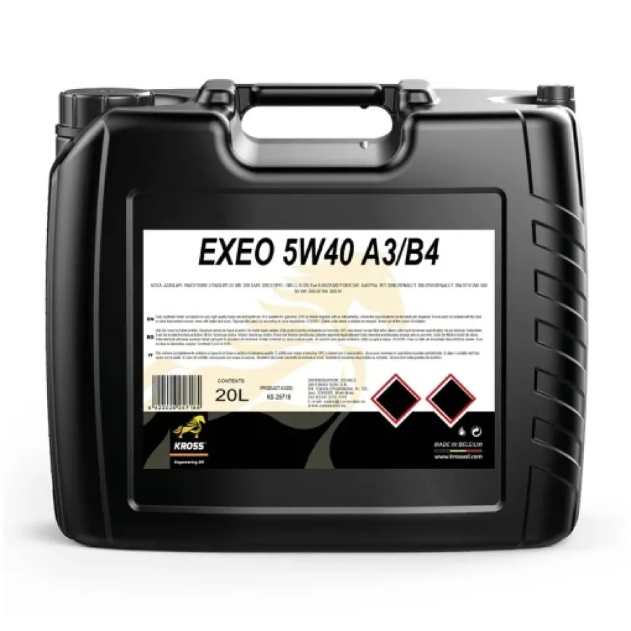 Ulei de Motor KROSS Exeo 5W40 A3/B4 20L