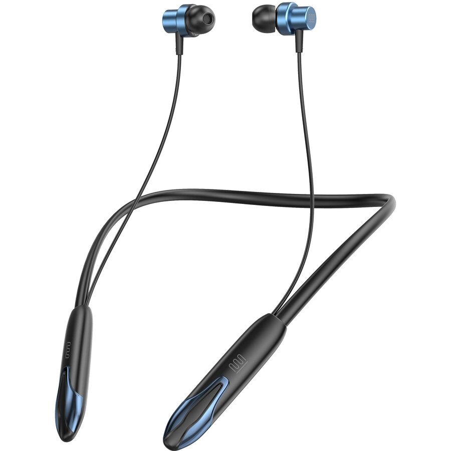 Căști Wireless ElectroMures EM E6 cu Banda de Gât pentru Sport Difuzor 10mm Albastru