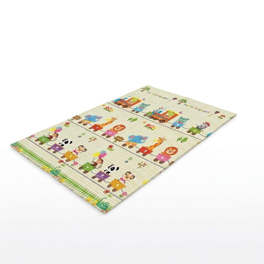 Covor De Joacă U-grow Copii Din Spumă Pliabil 2 Fete Impermeabil Izolant 180 X 120 X 1cm Design Animăluțe