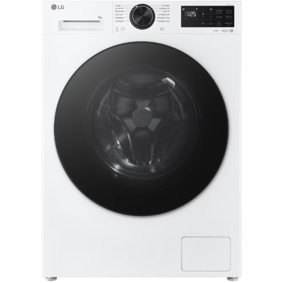 Mașina de Spălat Rufe Frontală LG F2X50S9TLB 9KG 1200RPM AI DD Direct Drive TurboWash AI Wash Wi-fi Clasa A Alb
