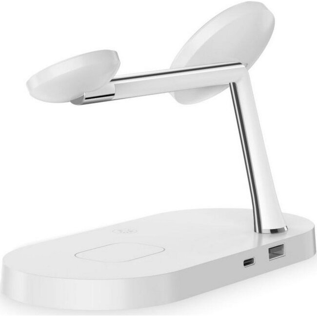 Incarcator Tech-Protect A12 3IN1 MagSafe Alb — imaginea 3