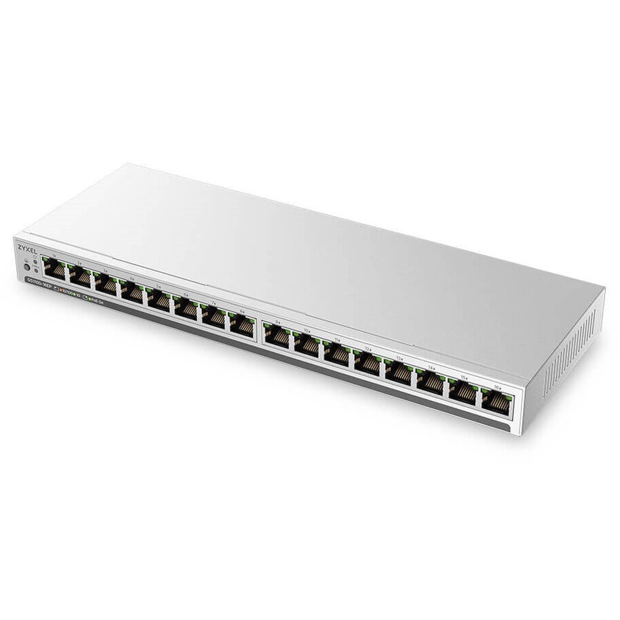 Switch ZyXEL GS1100-16E-EU0101F 16-port Unmanaged Fanless Slim