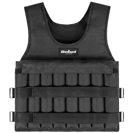 VESTĂ GREUTĂȚI REGLABILE 15KG Rebel ACTIVE