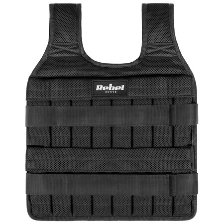 VESTĂ GREUTĂȚI REGLABILE 30KG Rebel ACTIVE