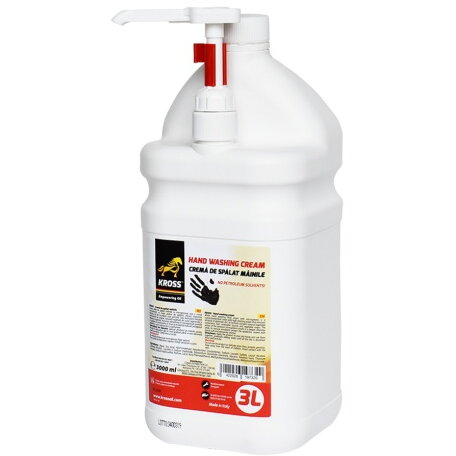 Crema Spălat Mâini Kross cu Pompa 3L Albă