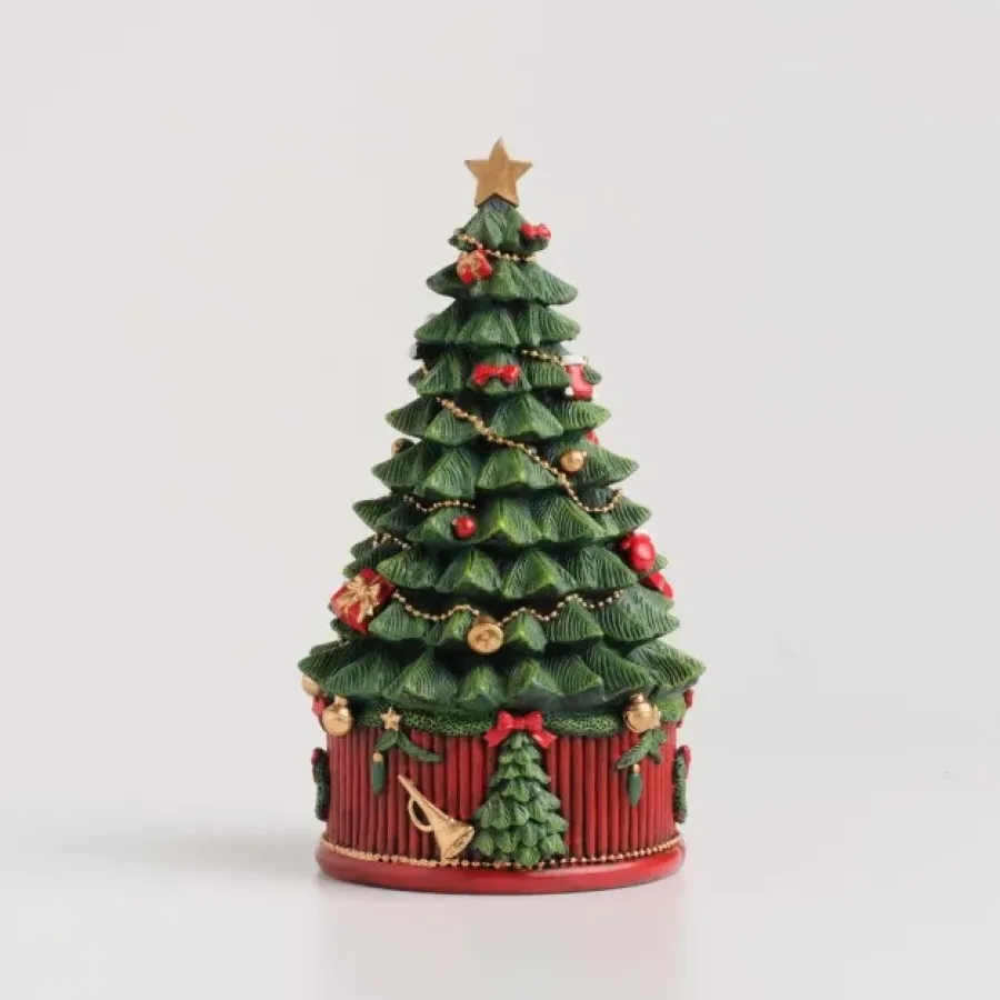 Figurina Crisp home&you 10538670101 Bradut de Crăciun 31cm Verde