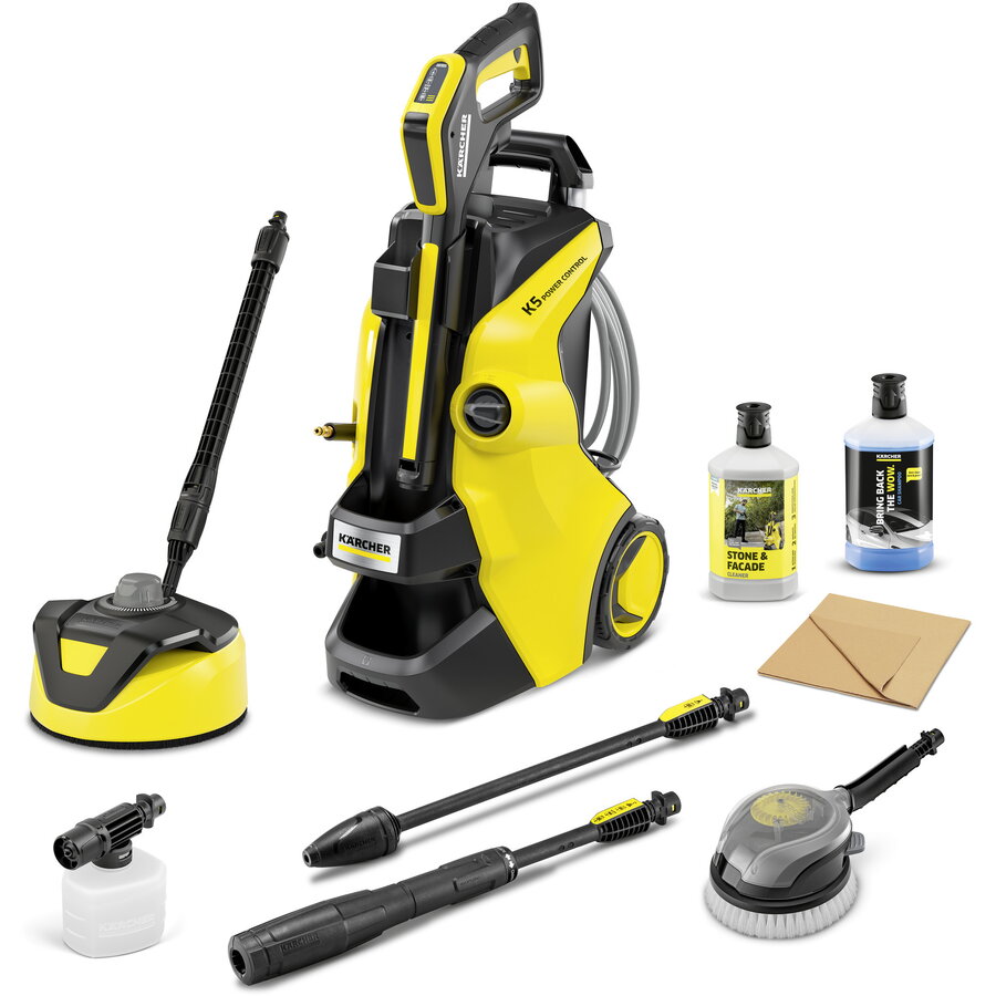 Aparat de Spălat cu Presiune Karcher K5 Power Control Flex Car & Home ( 1.324-707.0) Debit 500L/H Presiune 145 Bar Putere 2100W Galben/Negru
