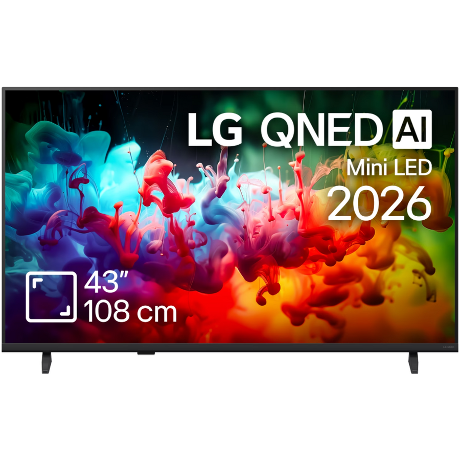 Televizor Smart LG QNED70 AI Mini LED 43QNED70B3C 43Inch / 108CM 4K Utra HD Clasa F Model 2026 Negru